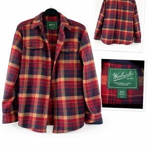 🪵 Woolrich Plaid Flannel Shirt – XL | Green Label Collection 🪵